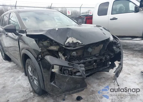 2021 Nissan Rogue S Intelligent Awd z USA, uszkodzony, nr VIN 5N1AT3AB3MC757357